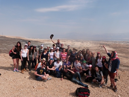 Gruppenbild Israelaustausch 2014