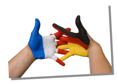 Homepage Graphik Deutschland Frankreich Haende