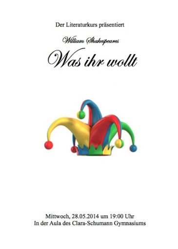 Plakat Was ihr wollt