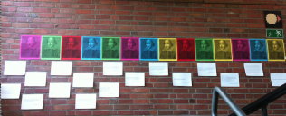 Shakespeareim Treppenhaus